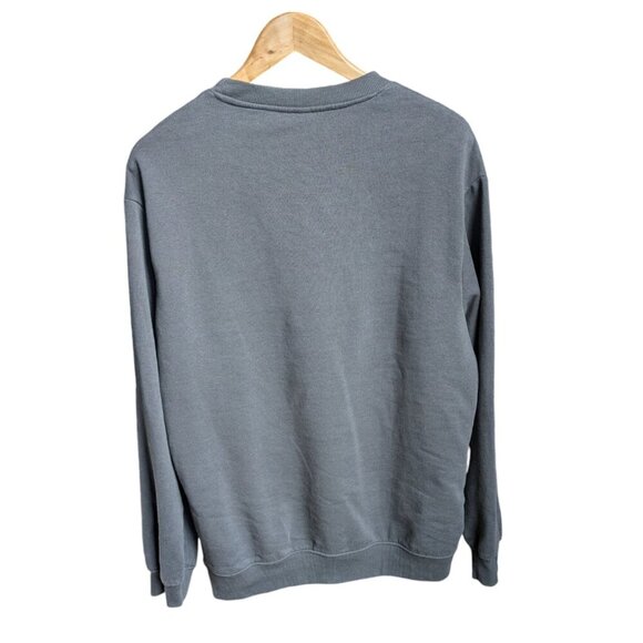 H&M Charcoal Oversized Crewneck Sweater Men Size Medium - Picture 5 of 12